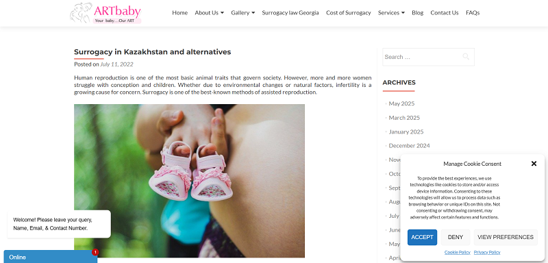 ART Baby Surrogacy Kazakhstan