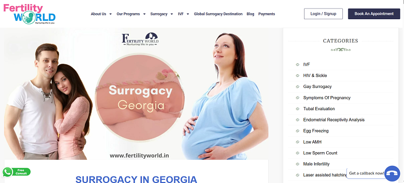 10 Best Surrogacy Centre in Georgia 2025 – Safe, Legal & Trusted Fertility world - Best Surrogacy Centre in Georgia